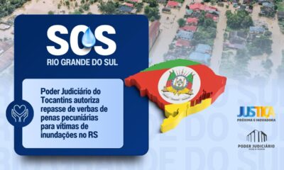 poder-judiciario-do-tocantins-destina-recursos-as-vitimas-de-inundacoes-no-rs