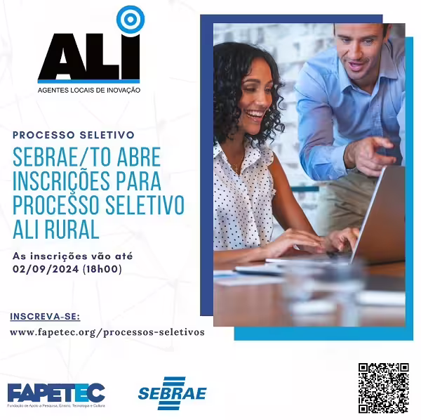 sebrae-tocantins-abre-inscricoes-para-selecao-de-agente-local-de-inovacao-rural
