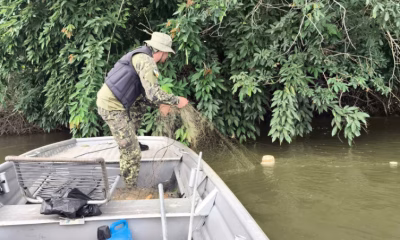 durante-o-carnaval,-naturatins-retira-mais-de-12-km-de-redes-ilegais,-apreende-armas-e-aplica-multa-por-desmatamento